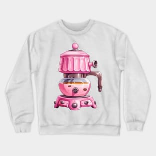 Pink Coffee Maker #1 Crewneck Sweatshirt